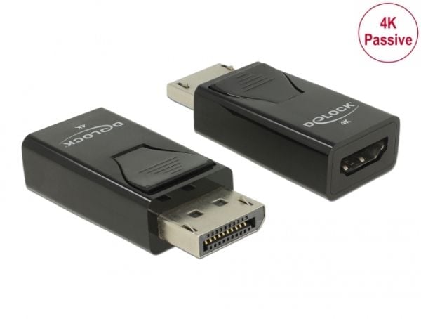 DELOCK DP 1.2 St -> HDMI Bu 4K Passiv schwarz