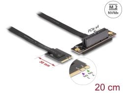 Delock - Grensesnittadapter - PCIe 4.0 x4 (NVMe) - M.2-kort (64218)