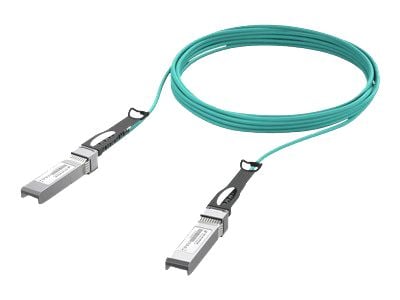 Ubiquiti - 25GBase-AOC direct attach kaapeli - SFP28 SFP28:sta SFP28:aan - 5 m - 3 mm - valokuitu - Aktiivinen optinen kaapeli (AOC) - akvamariini