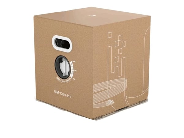 Ubiquiti UniFi - Bulkkabel - 305 m - STP - CAT 5/5e - utomhus, massiva ledare, stöd för Gigabit Ethernet - vit