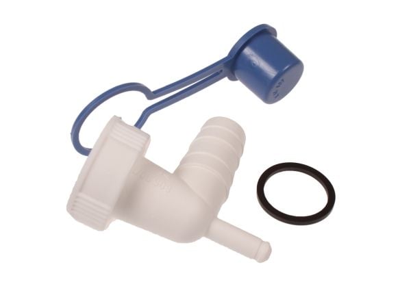Avloppsrörkoppling med kondensutlopp, 18 mm