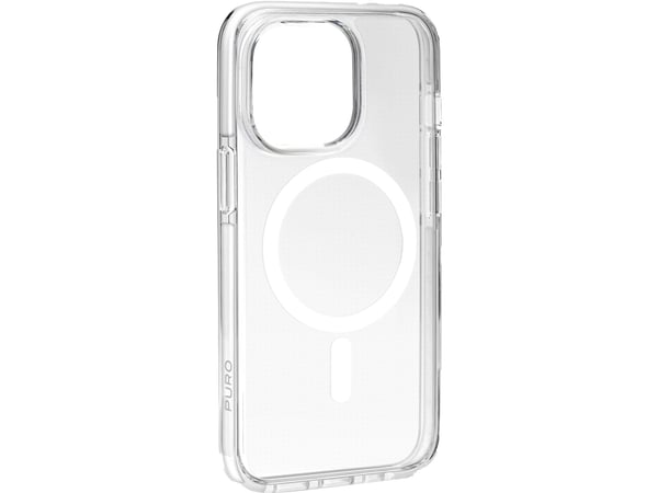 PURO PUIPC15P61LITEMPWHI, Suojus, Apple, iPhone 15 Pro, 15,5 cm (6.1"), Läpinäkyvä