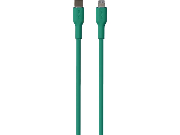 PURO PUCAPLTUSBCICONDKGRN, 1,5 m, Lightning, USB C, Hankjønn, Hankjønn, Grønn