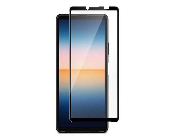 Panzer Premium Full-Fit - Skjermbeskyttelse for mobiltelefon - glass - rammefarge svart - for Sony XPERIA 10 III