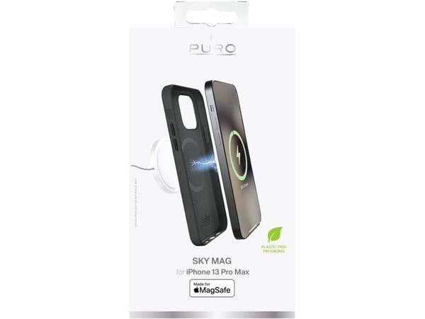 PURO IPC1367SKYMAGBLK, Etui, Apple, IPhone 13 Pro Max, 17 cm (6.7"), Svart