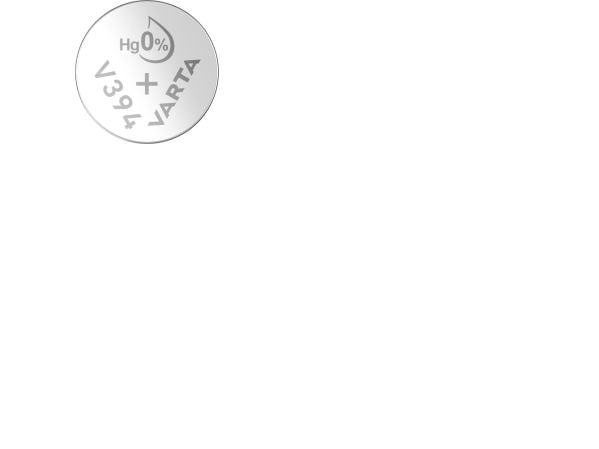 Varta Primary Silver Button V394, Kertakäyttöinen akku, Nikkeli-oxyhydroxide (NiOx), 1,55 V, 1 kpl, 67 mAh, Sveitsi