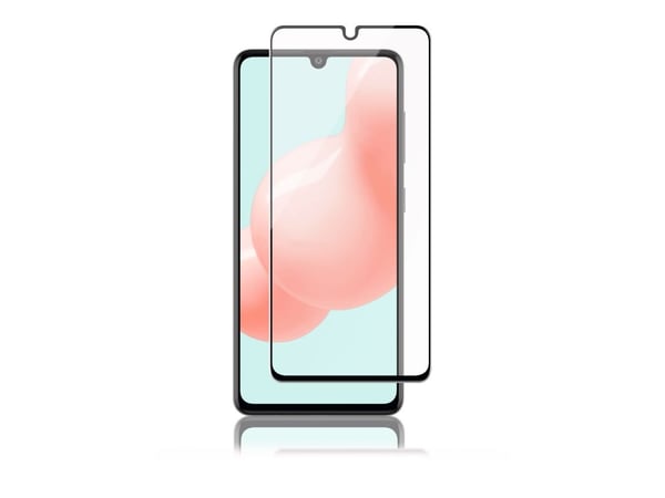 Samsung Galaxy A41, Full-Fit Glass, svart