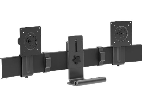 Ergotron TRACE Dual Conversion Kit - Monteringskomponent (bue, håndtak, 2 skyvesvingtapper) - for 2 LCD-skjermer - matt svart - skjermstørrelse: in...