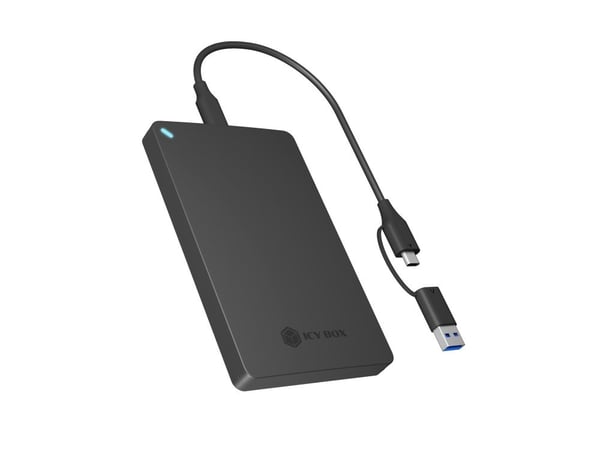 ICY BOX IB-201T-CU31 2,5 SATA HDD/SSD-kabinett