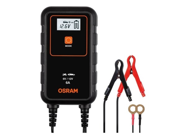 Osram BatteryCharge 906 Akkulaturi - 6V / 12V