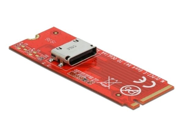 Delock - Grensesnittadapter - M.2 - M.2 NVMe-kort - 64 Gbit/s - PCIe 4.0 x4