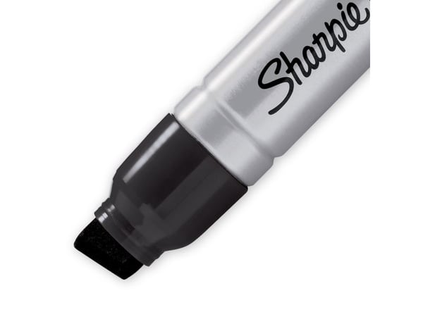 Marker Sharpie Metal Magnum permanent skrå sort (stk.)
