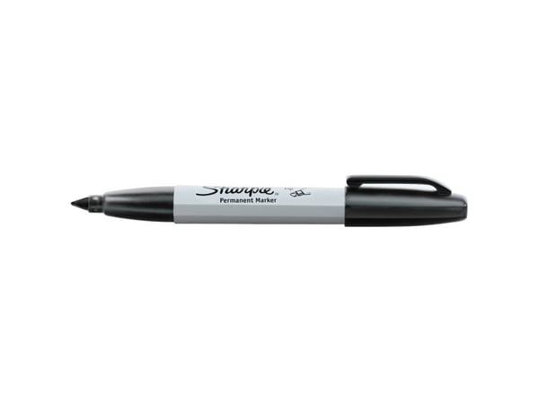Sharpie permanentmarker Chisel Black 2-pack