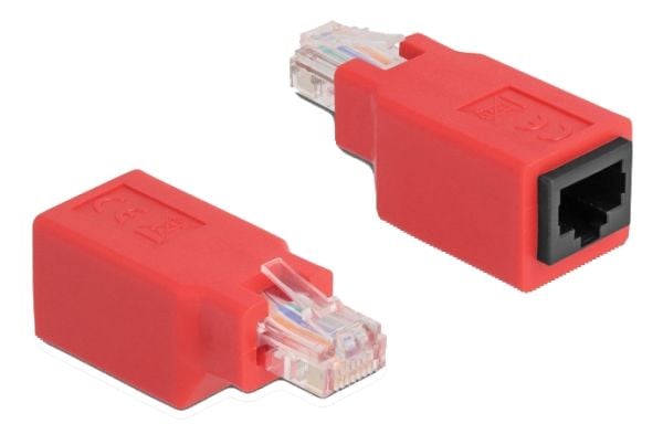 Delock - Overgangsadapter - RJ-45 (hann) til RJ-45 (hunn)
