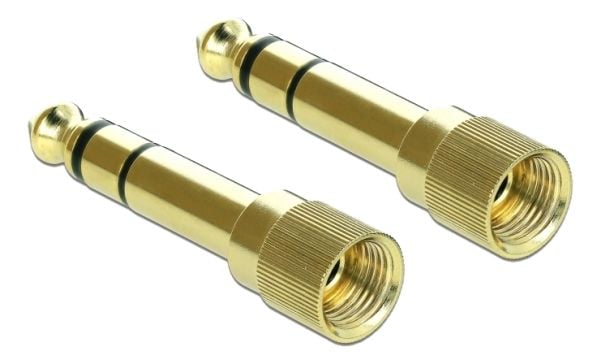 Delock - Audioadapter - mini-phone stereo 3.5 mm hunn til stereojakk hunn