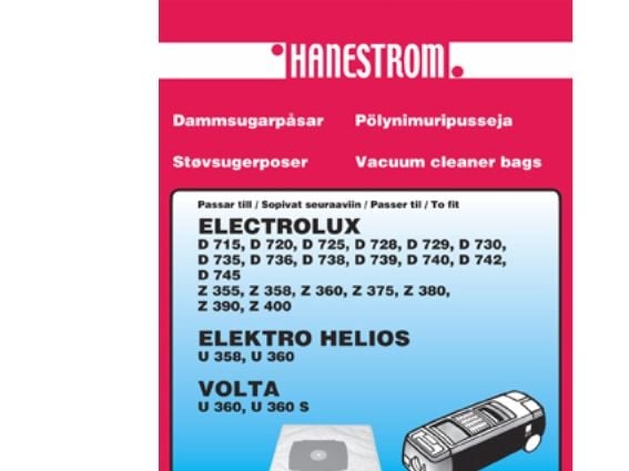 Støvsugerposer ELECTROLUX D 720 - D 740