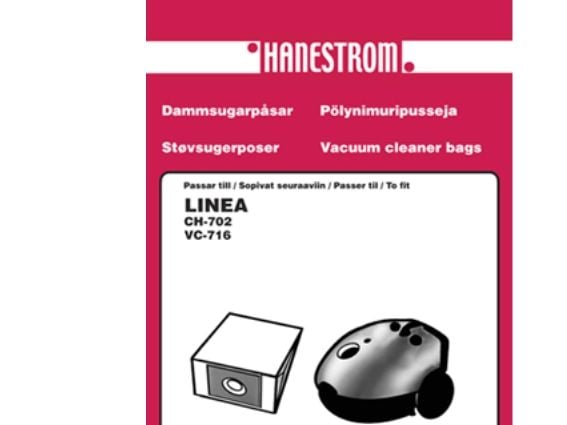 Støvsugerposer LINEA CH-702, VC-716, CJ053