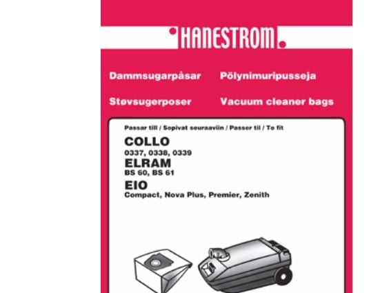 Støvsugerposer ELRAM BS 60, BS 61