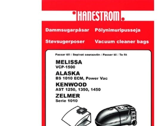 Støvsugerposer MELISSA VCP 1500