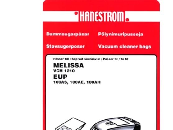 Støvsugerposer MELISSA VCH1210, EUP100AS/AE/AH
