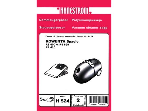Støvsugerposer ROWENTA SPACIO ZR 420