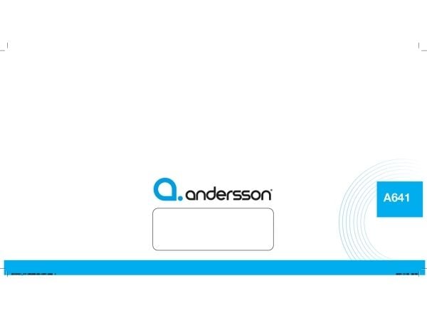 Topplapp 340x90+90 ANDERSSON