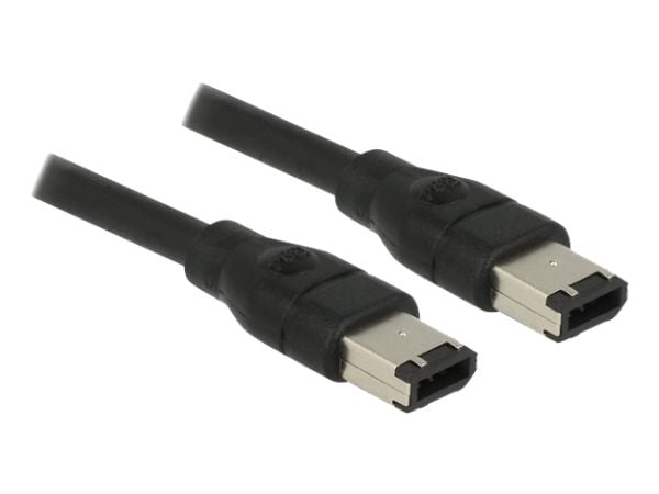 Delock - IEEE 1394-kabel - 6 pin FireWire (hann) til 6 pin FireWire (hann) - 50 cm - formstøpt