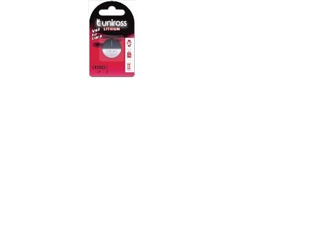 Uniross U1CR2025, Engangsbatteri, CR2025, Lithium, 3 V, 1 stykker, Sølv