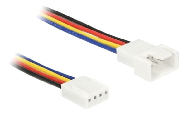 Delock - Forlengelseskabel for viftestrømforsyning - 4-pins PWM (hann) til 4-pins PWM (hunn) - 50 cm