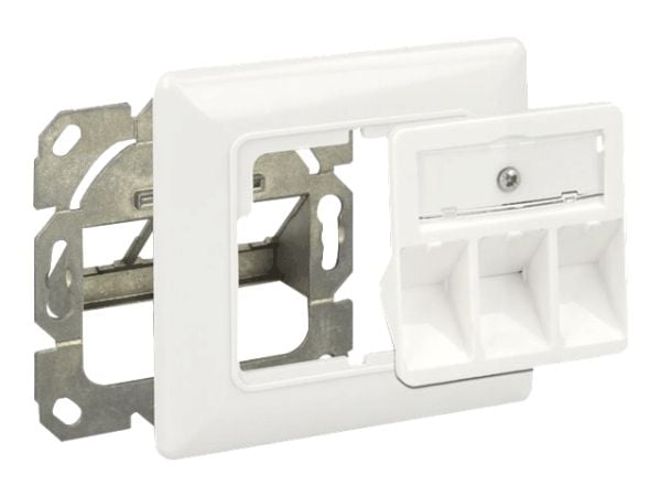 DeLOCK 86194, RJ-45, Hopea, Valkoinen, 80 mm, 25,8 mm, 80 mm