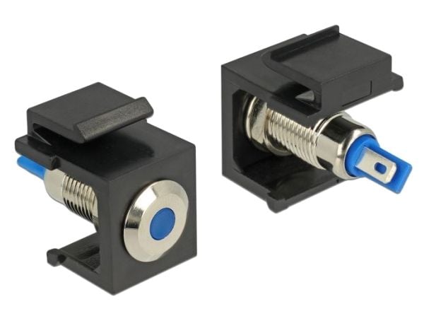 Delock LED - Trapetsjack - svart