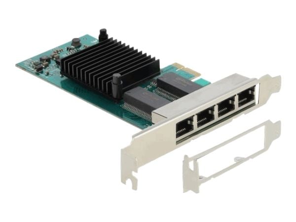 DeLOCK 88504, Intern, Koblet med ledninger (ikke trådløs), PCI Express, Ethernet, 4000 Mbit/s