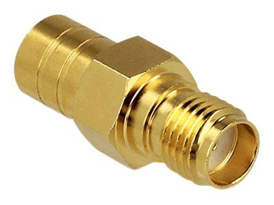 Delock - RF-sovitin - SMB-liitäntäinen naaras SMA-liitäntään - kultainen