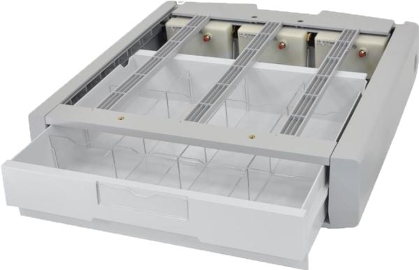 Ergotron StyleView Supplemental Storage Drawer, Single - Lagringsboks - gråhvit - vognmonterbar