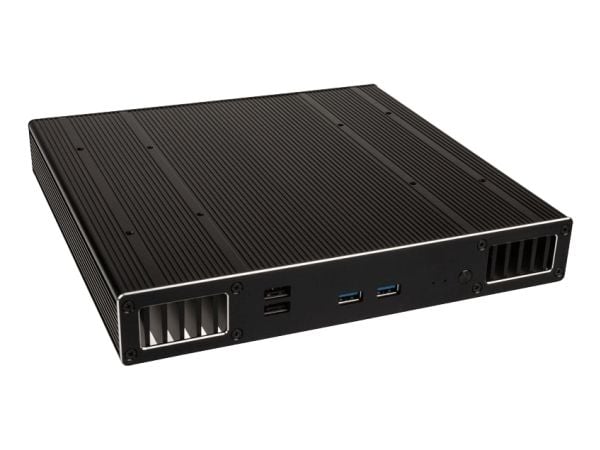 Akasa Plato TN, USFF (Ultra Small Form Factor), PC, Sort, Aluminium, Hjemme/kontor, Kensington
