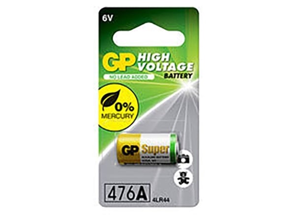 GP Batteries High Voltage 476A, Engångsbatteri, Alkalisk, 6 V, 1 styck, Multifärg, Blåsa