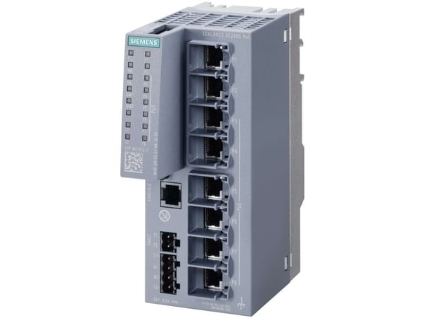 Siemens 6GK5208-0RA00-5AC2 Industrial Ethernet Switch, Håndtert