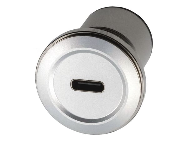 Sovitin asennus USB-C naaras -> A naaras USB3.2 Gen1,metallia