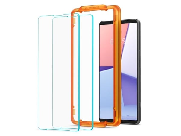 Spigen GLAS.tR AlignMaster, Sony, Xperia 1 VI, Gjennomsiktig, 2 stykker