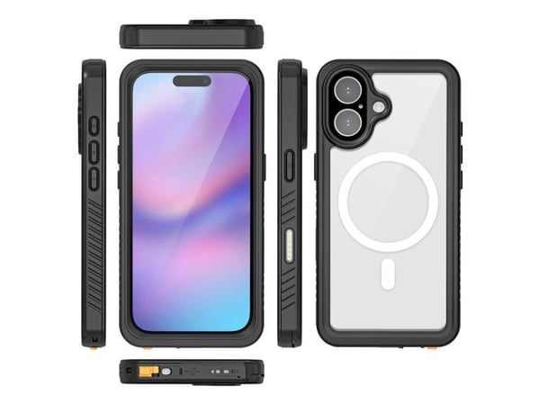 4smarts Hülle, Suojus, Apple, iPhone 17, 16 cm (6.3"), musta, Läpinäkyvä