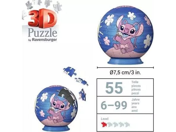 Ravensburger Puzzle 54 elementtiä 3D Kula Stitch 2 -palapeli, 3D Kula Stitch 2