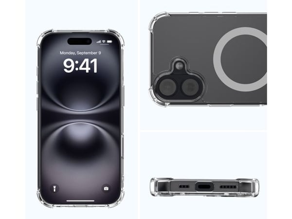 4smarts Ibiza, Border, Apple, iPhone 17, 16 cm (6.3"), Gjennomsiktig
