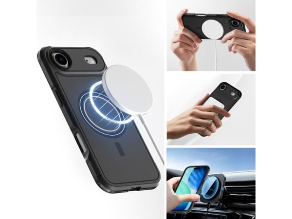 4smarts Defend, Border, Apple, iPhone 17 Air, 16,8 cm (6.6"), Svart