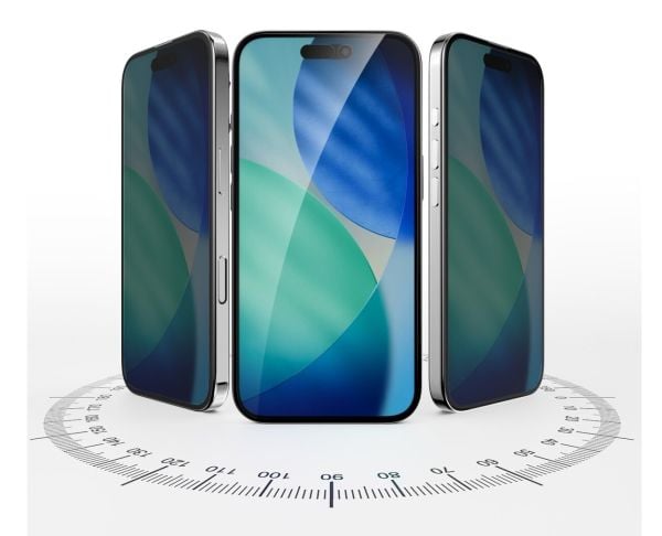 4smarts Second Glass Privacy, Apple, iPhone 17, Läpinäkyvä, 1 kpl