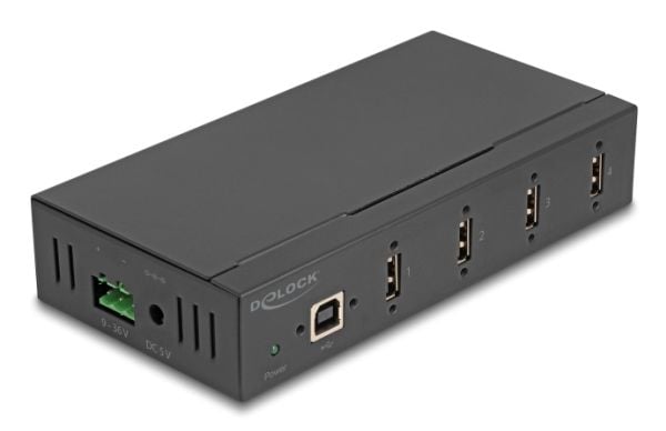 Delock teollisuuskeskitin 4 x USB 2.0 Type-A (60686)