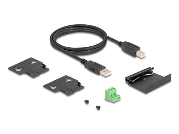 Delock teollisuuskeskitin 4 x USB 2.0 Type-A (60686)