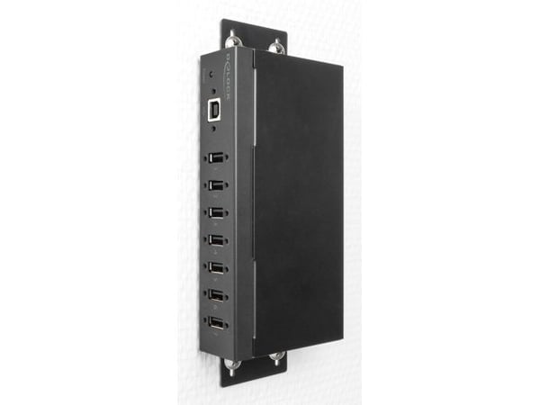 Delock industriell hub 7 x USB 2.0 Type-A med 15 kV ESD-beskyttelse og (60687)