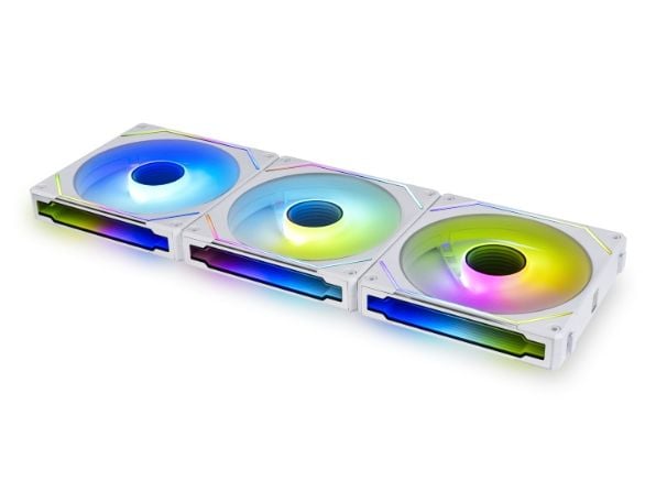 Lian Li Uni Fan 12RSLIN3W, Vifte, 12 cm, 0,2 RPM, 2100 RPM, Hvit
