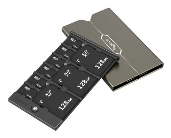 SmallRig 2832B, MicroSD (TransFlash), SD, Akrylnitrilbutadienstyren (ABS), Gjuten aluminium, Plast, 90 mm, 54,9 mm, 7,3 mm, 39 g
