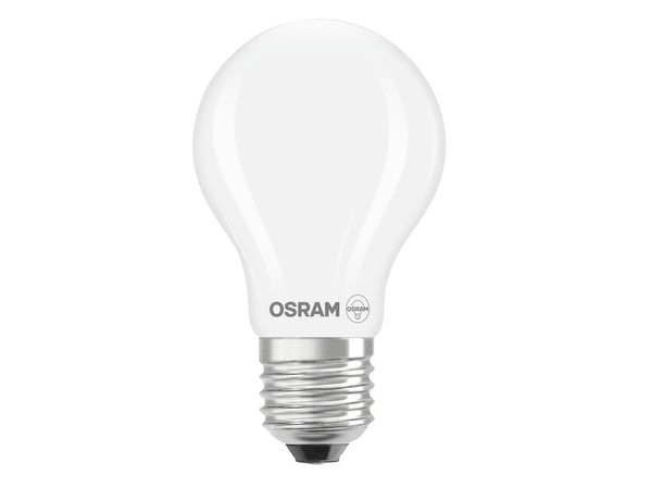 OSRAM Retrofit CLASSIC A - LED-lyspære - form: A60 - mattslipt finish - E27 - 5.9 W (ekvivalent 60 W) - klasse D - varmt hvitt lys - 2700 K